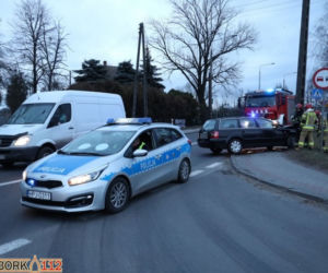 Kluczbork. Uciekał przed policją, staranował słup. Pradziwe problemy zaczeły się później