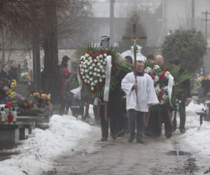 Pogrzeb Piotra G. (+24 l.), który zginął podczas ustawki kibiców Widzewa i ŁKSu