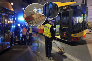 Autobus potrącił kobietę na Nowym Świecie. Zdarzenie wyjaśnia policja