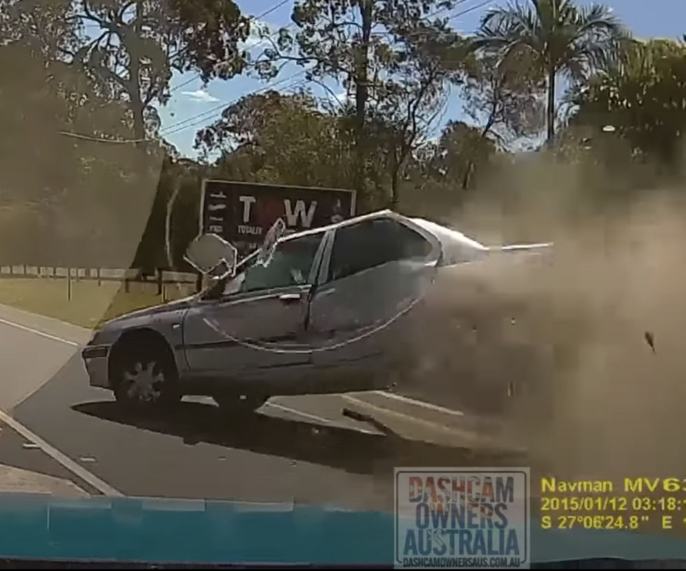 Wypadek Peugeota 406 w Australii