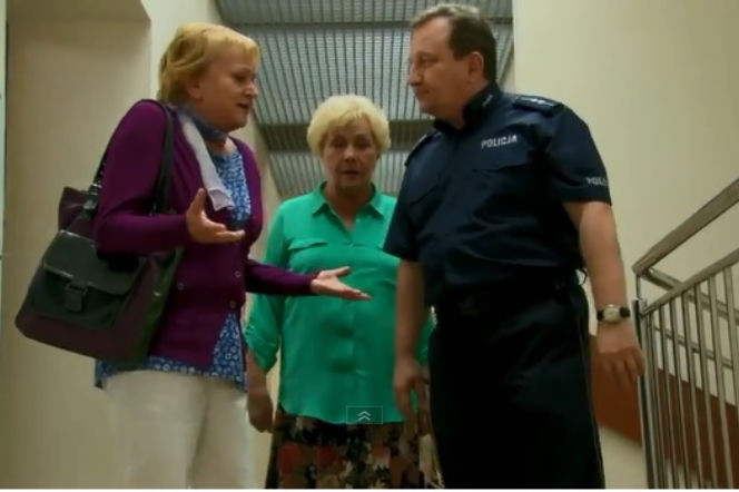M jak miłość odc. 1091. Zośka Kisielowa (Małgorzata Różniatowska), Barbara Mostowiak (Teresa Lipowska), Staszek (Sławomir Holland)