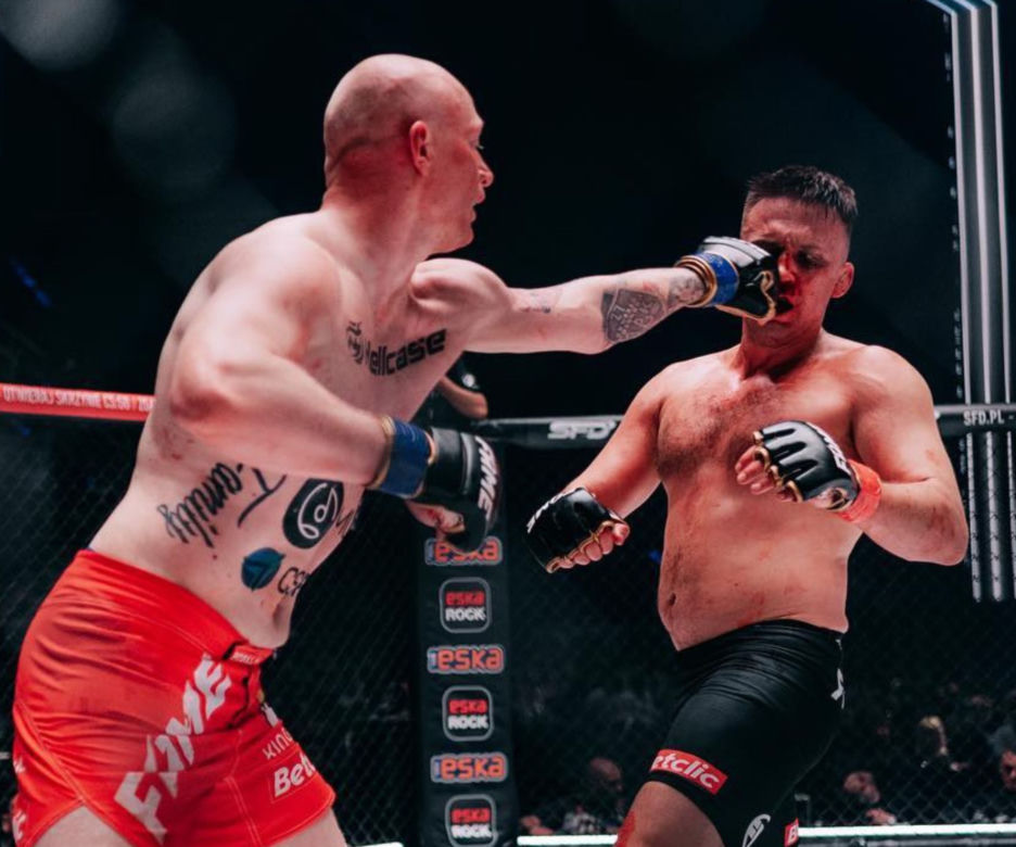 Robert Pasut w trakcie walki na Fame MMA 18!