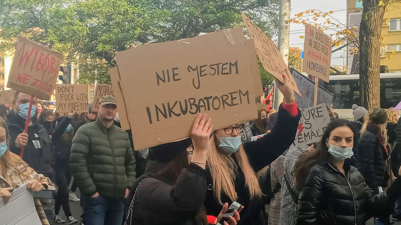 Protest kobiet w Szczecinie - 28.10.2020