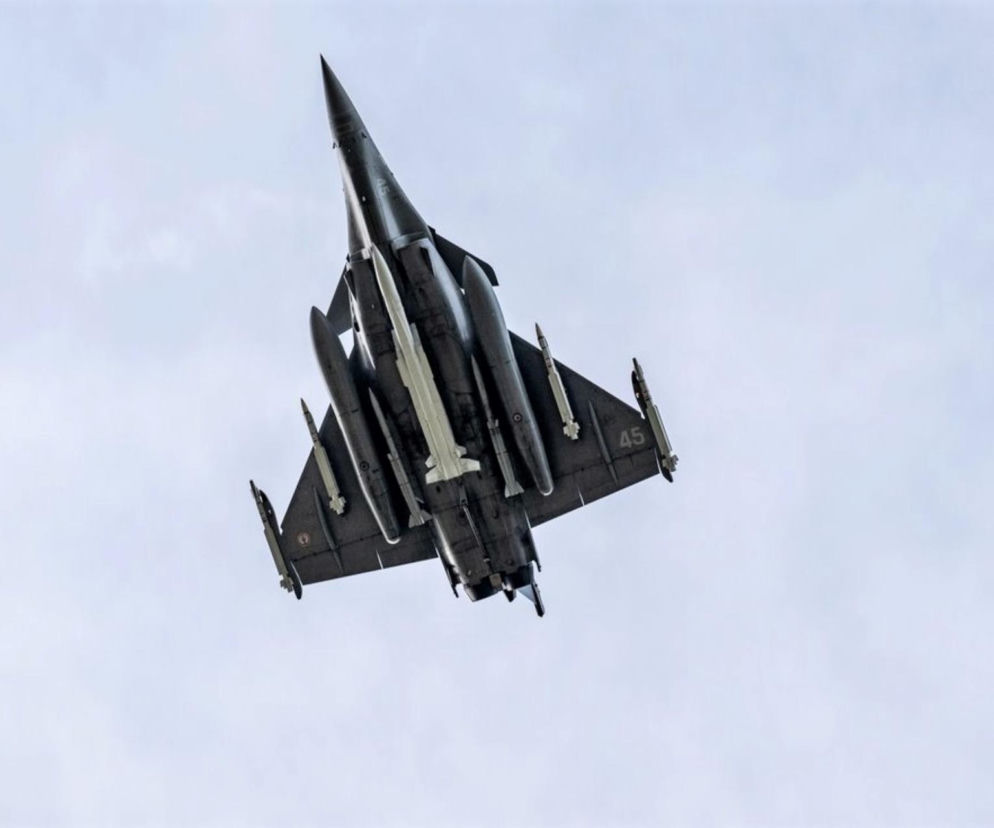 Rafale M z pociskiem atomowym ASMPA-R
