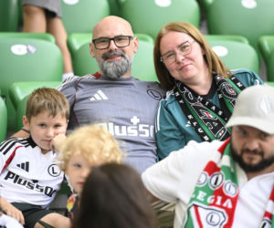 Legia Warszawa - Zagłębie Lubin: Zdjęcia kibiców