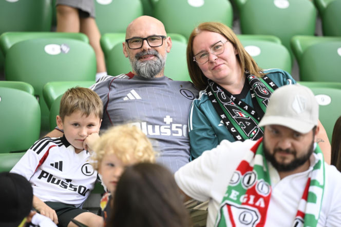 Legia Warszawa - Zagłębie Lubin: Zdjęcia kibiców