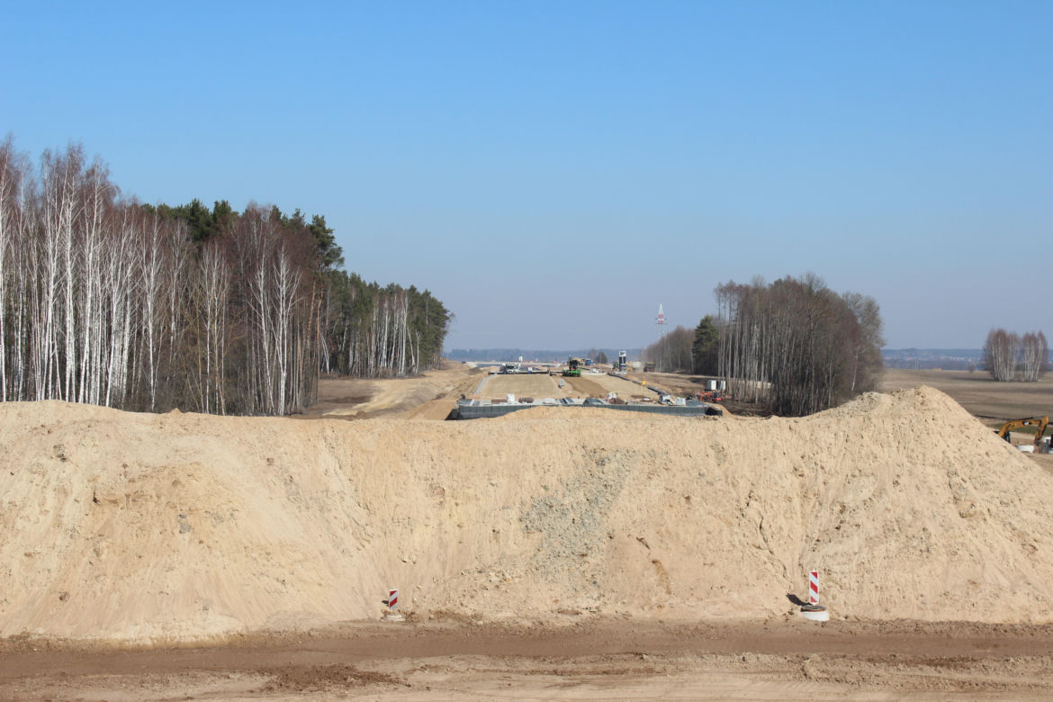 S19 Krynice-Białystok Zachód w budowie