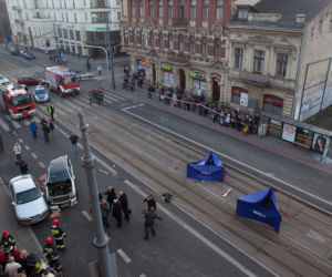 Wypadek tramwaju w Łodzi