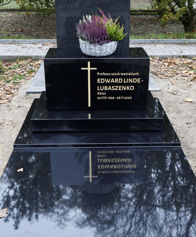 Edward Linde-Lubaszenko. Grób