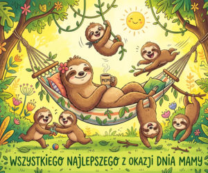 Zabawny obrazek na Dzień Matki do pobrania