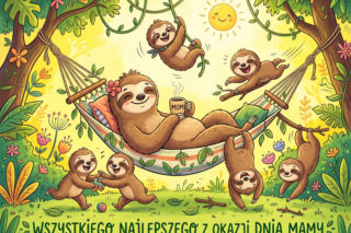 Zabawny obrazek na Dzień Matki do pobrania