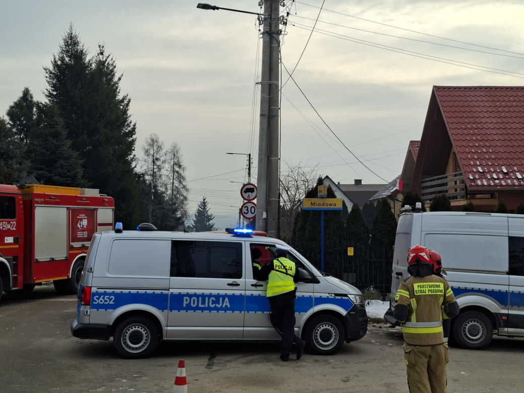 Wypadek u zbiegu ulic Miodowej i Smugowej
