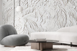 Spokój zaczyna się od ściany. Tapety w kolorze Cloud Dancer, Kolorze Roku Pantone 2026 