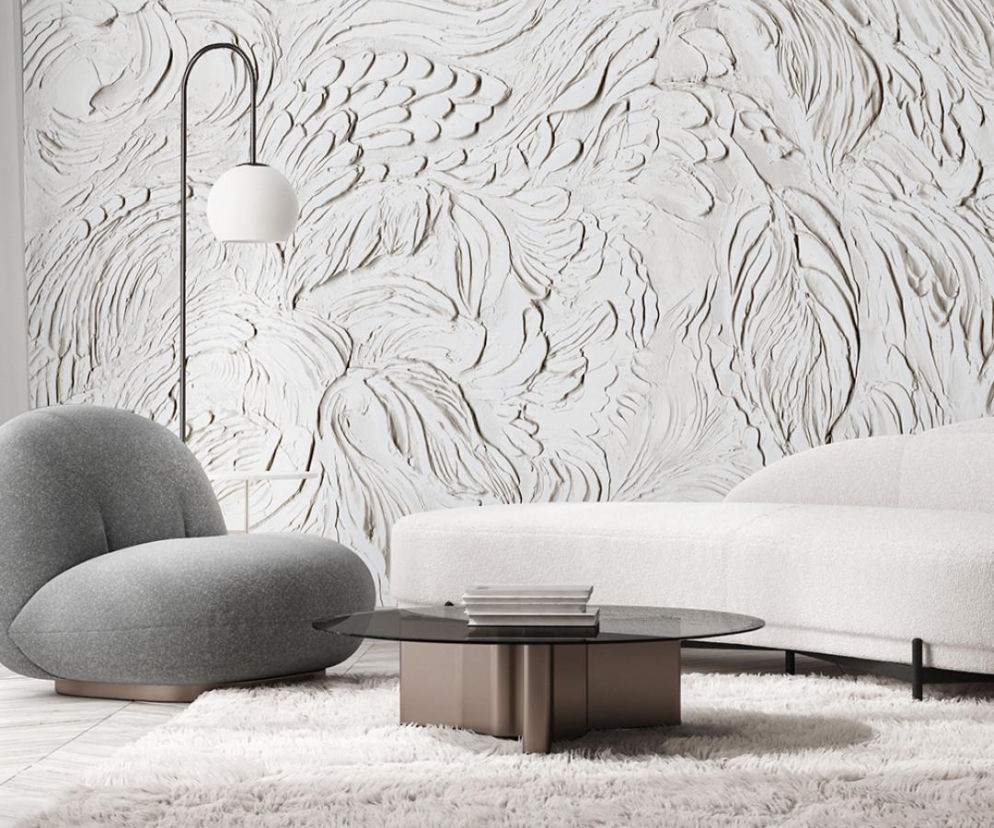 Spokój zaczyna się od ściany. Tapety w kolorze Cloud Dancer, Kolorze Roku Pantone 2026 