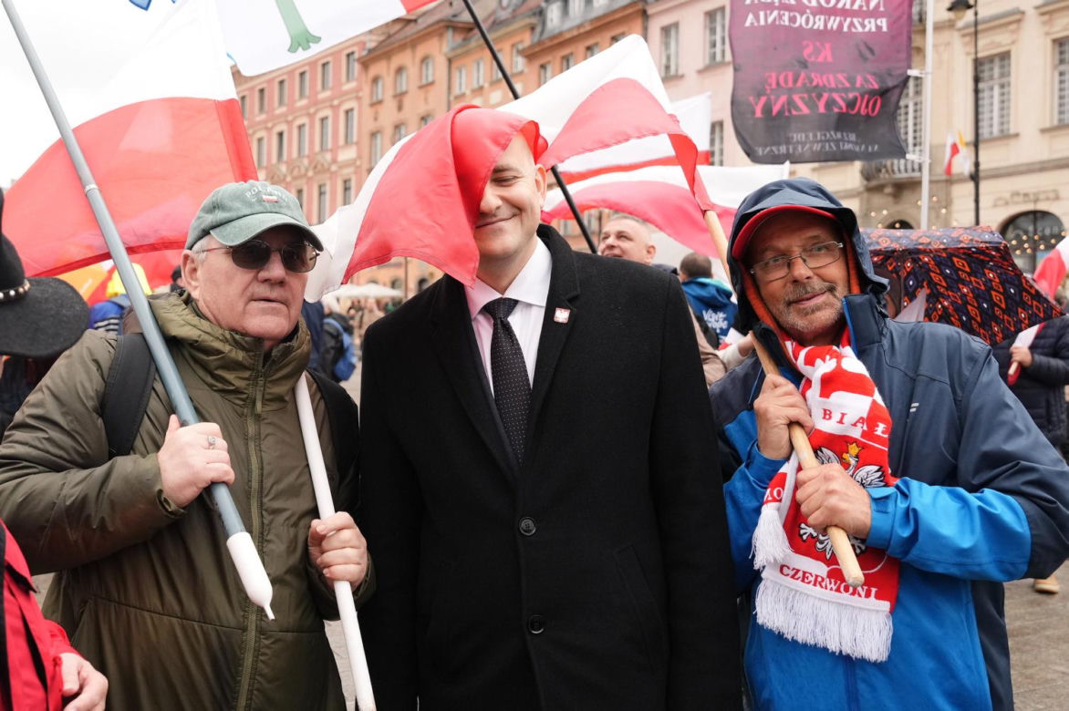 Manifestacja Prawa i Sprawiedliwości w Warszawie
