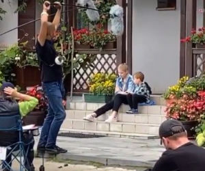 M jak miłość: Misiek (Aleksander Bożyk), Lenka (Marysia Głowacka)