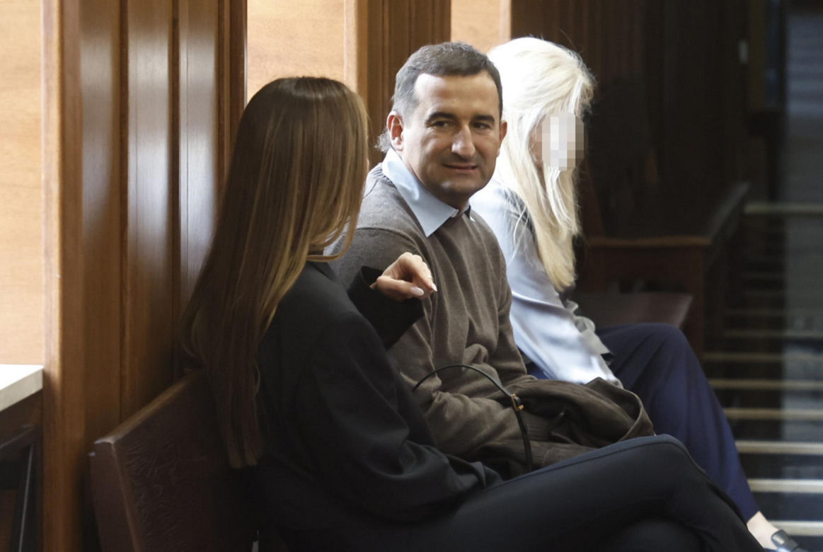 Michał Koterski i Marcela Leszczak w sądzie