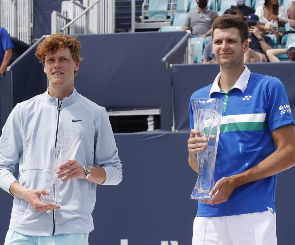 ATP w Miami: Hubert Hurkacz zwycięzcą turnieju. W finale pokonał Włocha Jannika Sinnera
