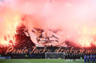 Jacek Magiera żegnany przez Legię