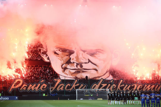 Jacek Magiera żegnany przez Legię