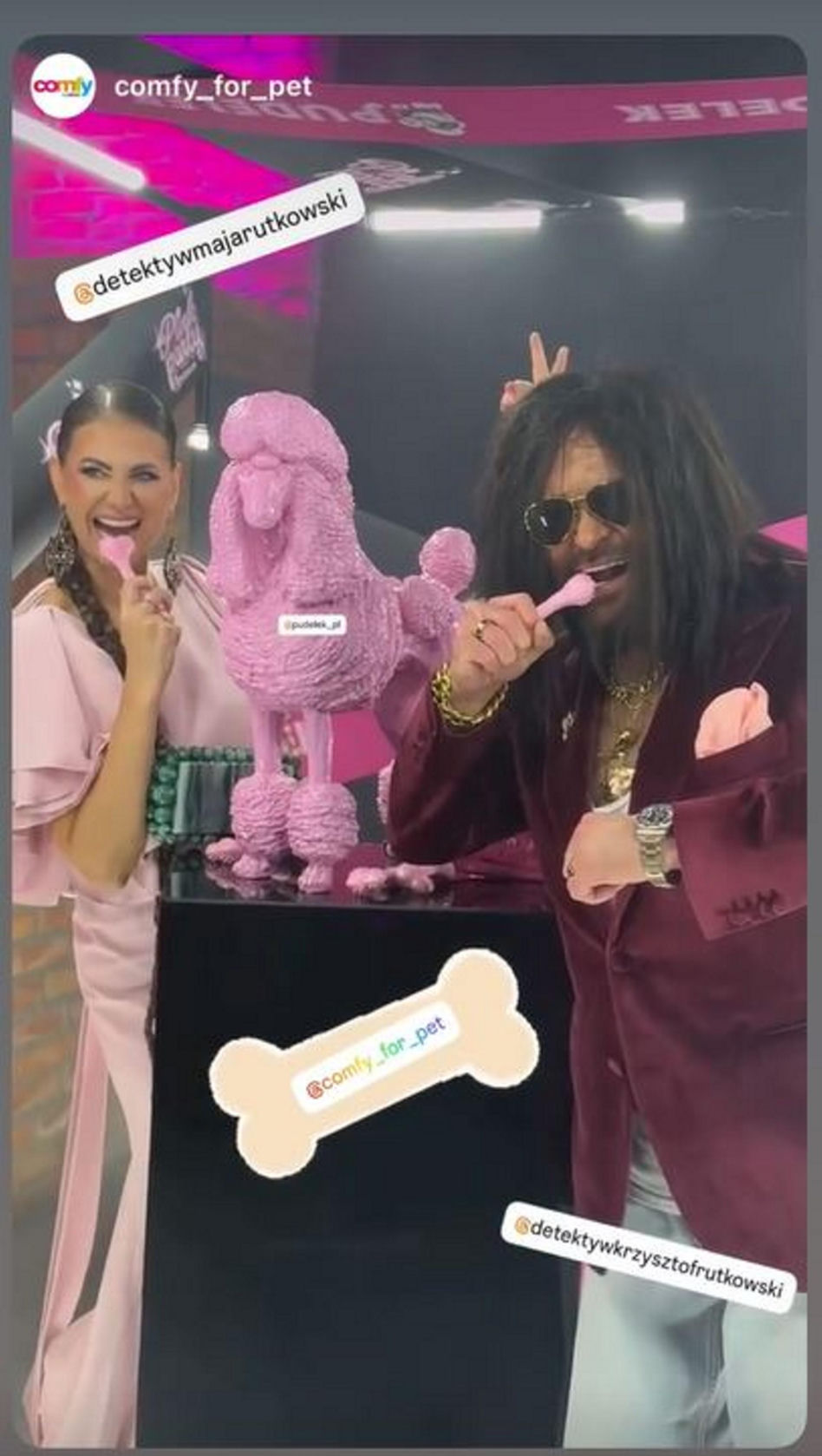Maja i Krzysztof Rutkowscy na Pink Party