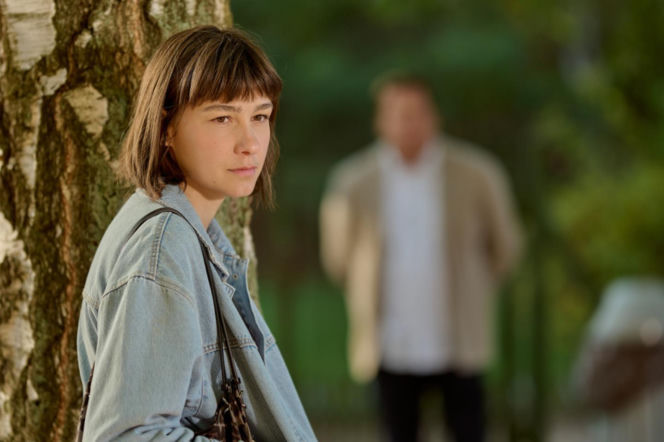 Na Wspólnej odc. 4136. Brygida (Maja Wolska), Michał (Robert Kudelski)