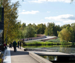 Przystań żeglarska w Tychach nad jeziorem Paprocany