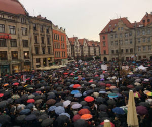 Czarny protest we Wrocławiu