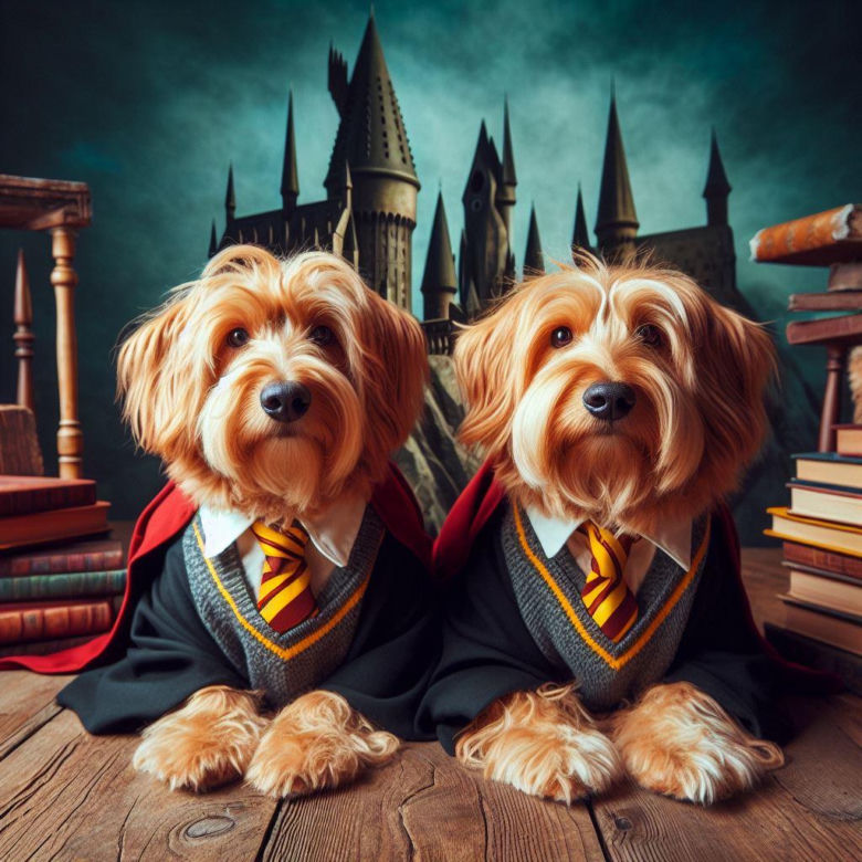 Harry Potter. Bohaterowie książek, jako słodkie szczeniaczki! To musisz zobaczyć! [ZDJĘCIA]
