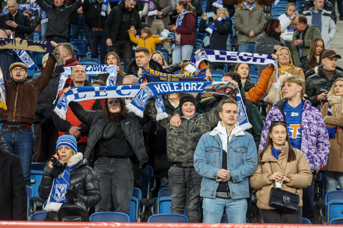 Tak bawili się kibice na meczu Lech Poznań - Śląsk Wrocław