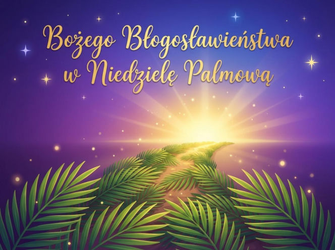 Kartka na Niedzielę Palmową