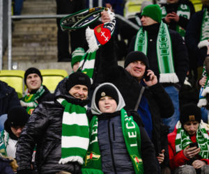 Lechia Gdańsk - Cracovia, zdjęcia kibiców z meczu 20. kolejki PKO BP Ekstraklasy