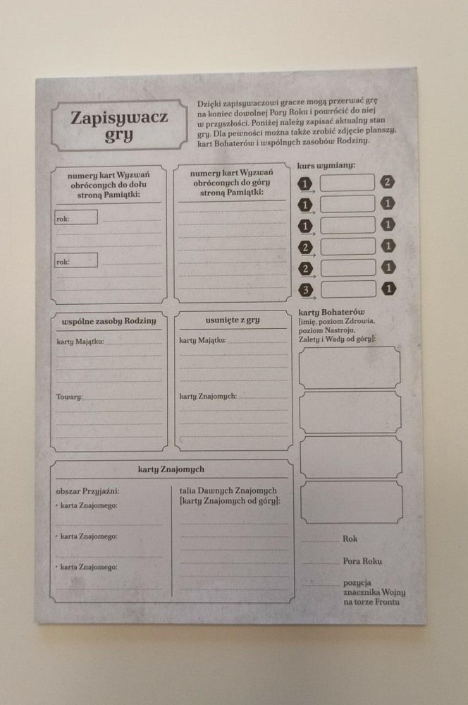 Gra planszowa: Jeszcze jedno lato. 1914-1918