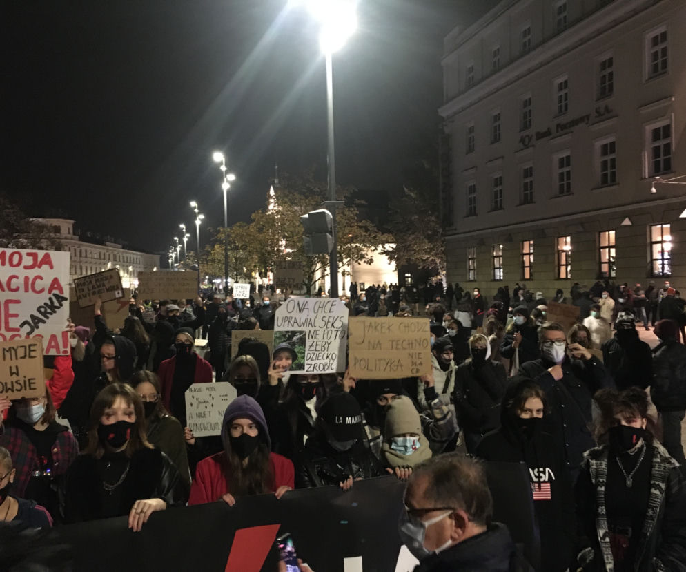 Strajk rozpoczął się na Placu Litewskim
