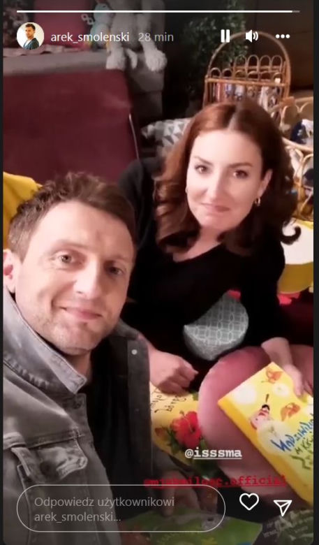 M jak miłość po wakacjach 2022. Beata (Izabela Warykiewicz), Bartek (Arkadiusz Smoleński)