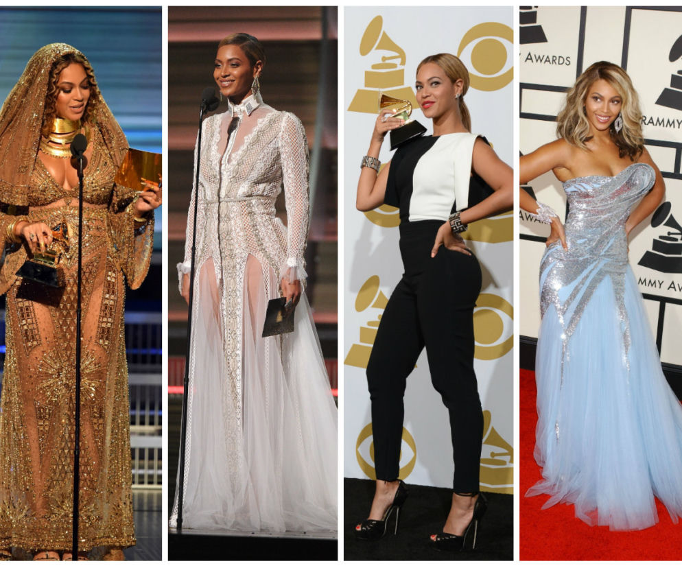 Beyonce - najlepsze kreacje z Grammy