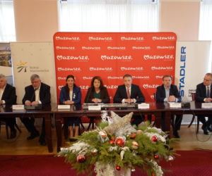 Ogłoszenie rekordowej inwestycji Kolei Mazowieckich