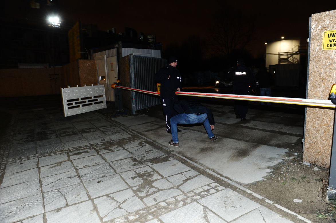 Tajemnicza akcja policji na Wilanowie