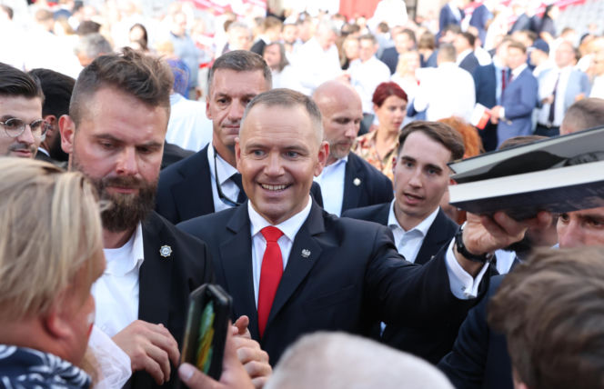 Marta Nawrocka na rocznicy zaprzysiężenia męża