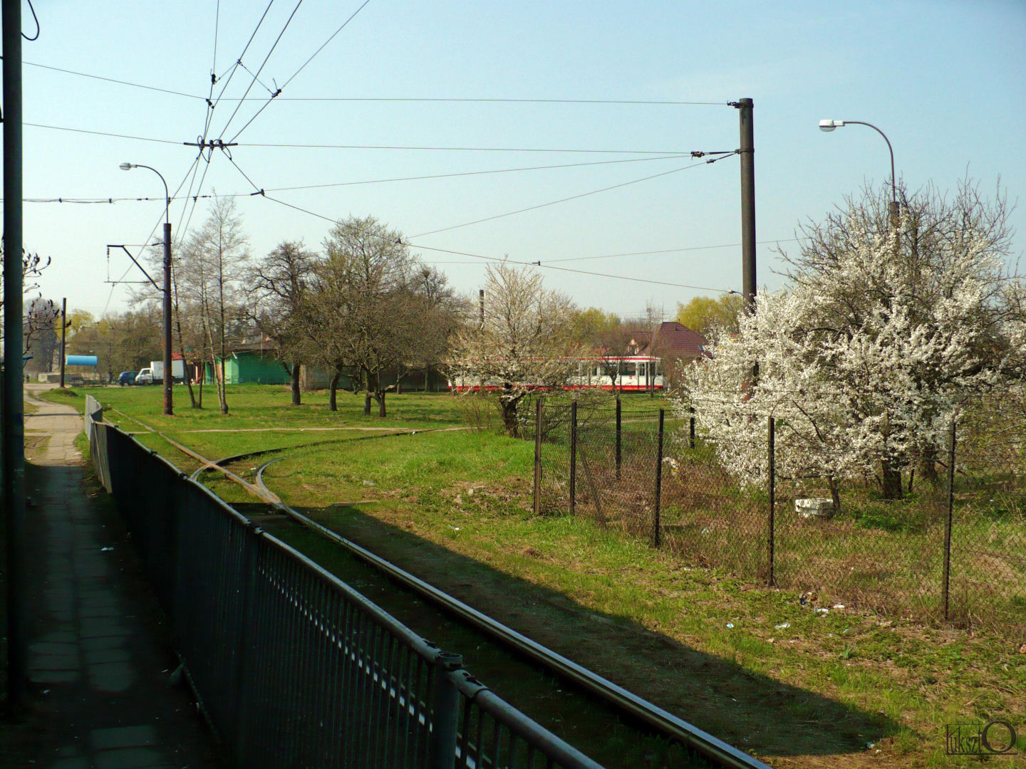 Pętla tramwaju linii 46 w Ozorkowie, 2012 rok