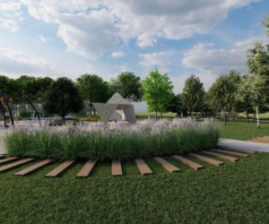 Wizualizacje parku południowego w Gliwicach