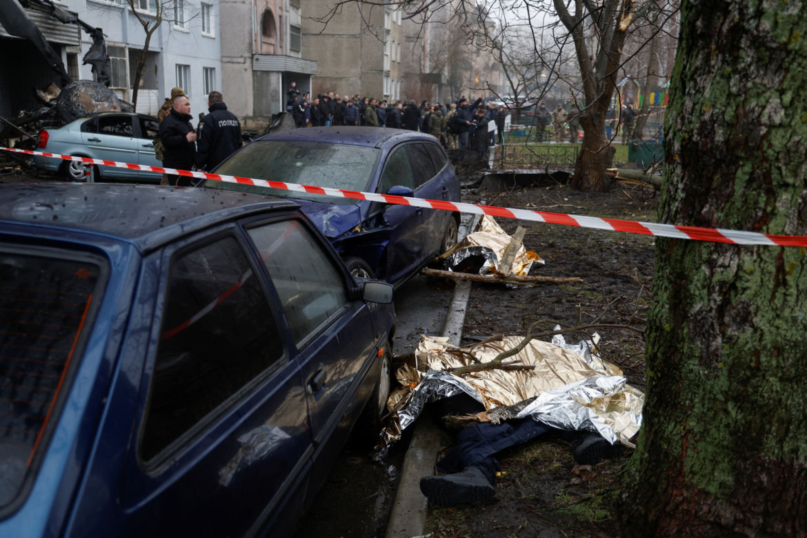 Ukraina. Katastrofa śmigłowca pod Kijowem