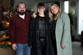 Barwy szczęścia, odcinek 3374: Aleks (Hubert Wiatrowski), Borys (Jakub Wieczorek), Aldona (Elżbieta Romanowska)