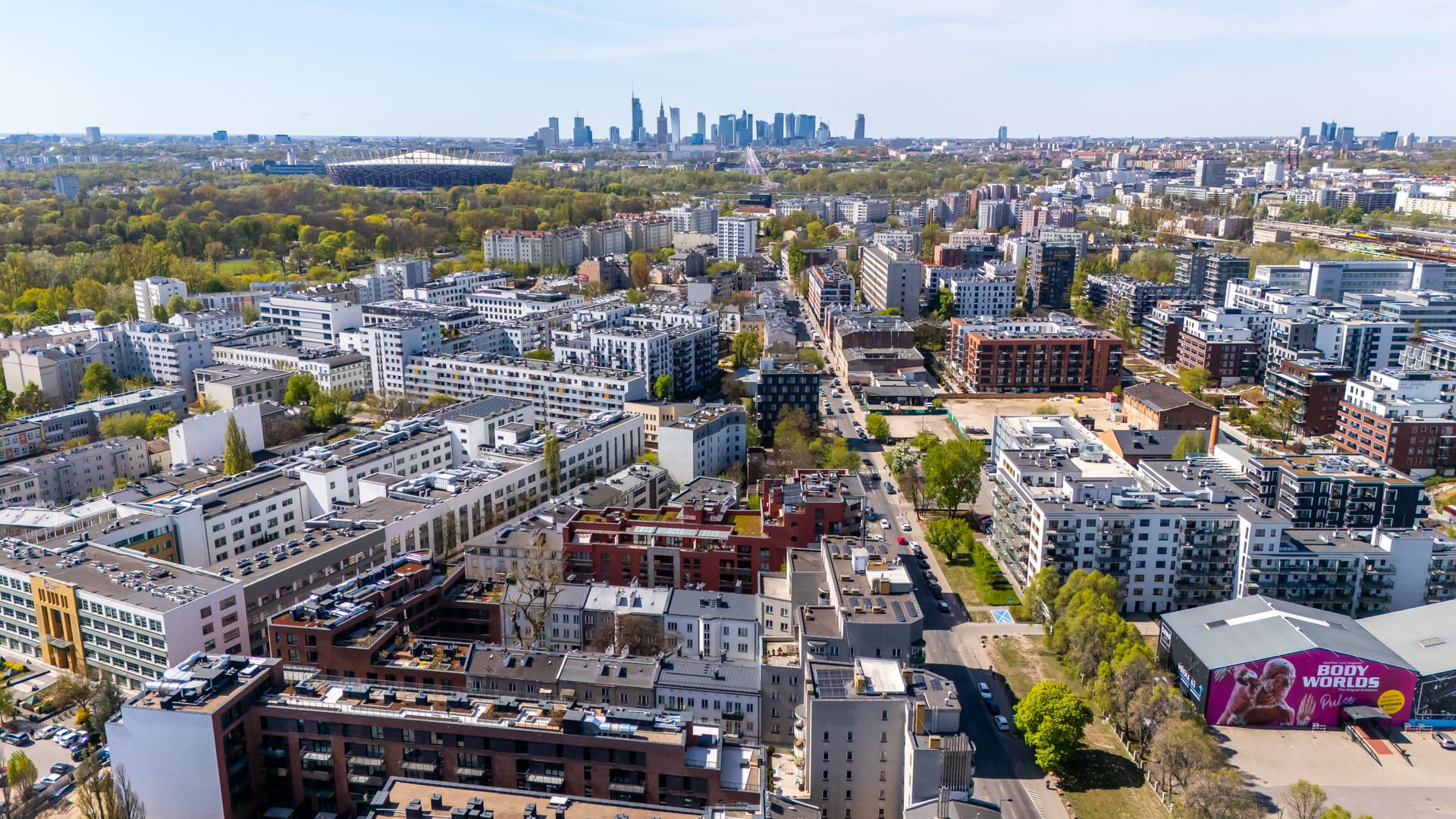 Nowe osiedla na Kamionku w Warszawie