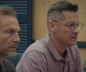 M jak miłość odc. 1911. Piotrek (Marcin Mroczek), Andrzej Budzyński (Krystian Wieczorek)