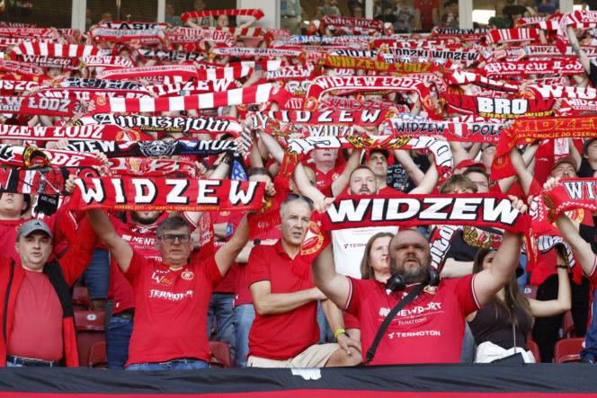 Widzew Łódź - Piast Gliwice: Zdjęcia kibiców i zawodników z meczu 34. kolejki PKO BP Ekstraklasy