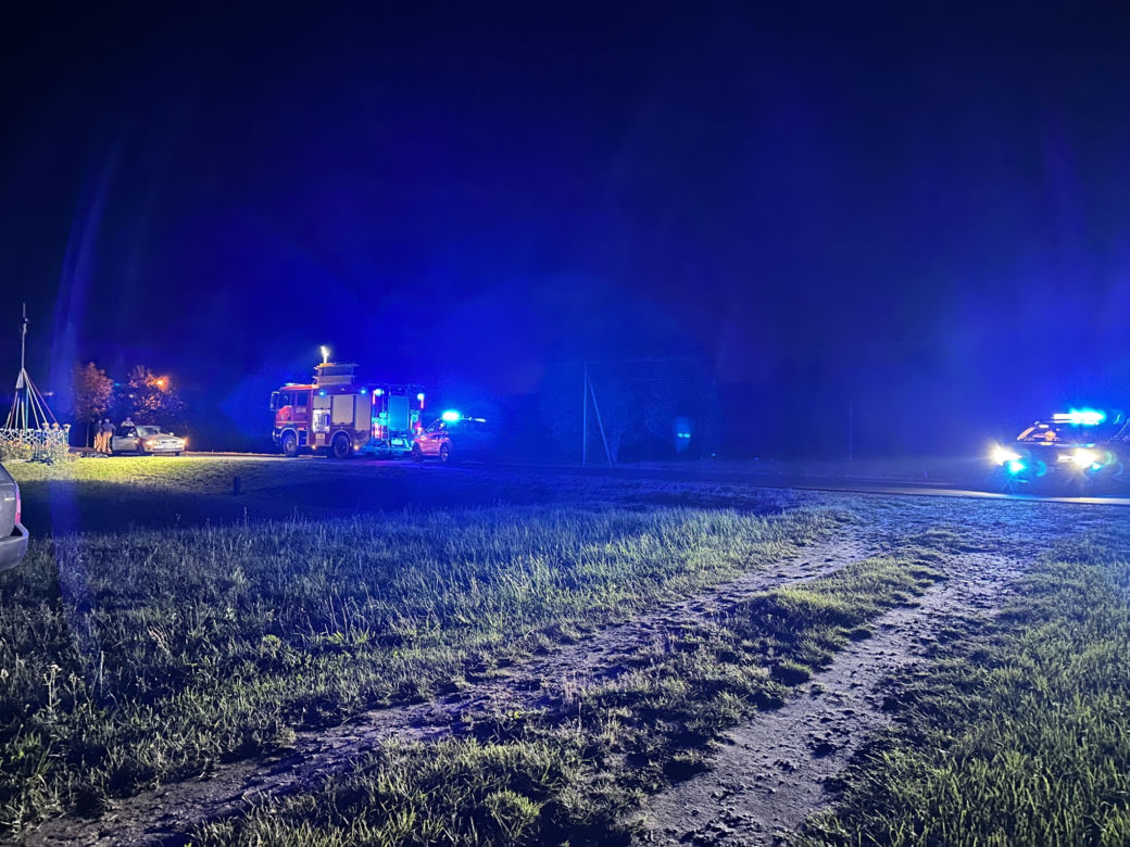 Gorzewnica. Śmiertelne potrącenie rowerzysty przez samochód osobowy. Reanimacja nie przyniosła skutku