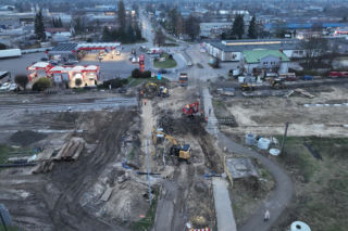 Budowa linii kolejowe Łomża-Śniadowo