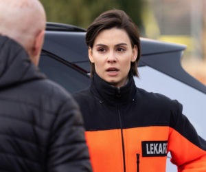 Na dobre i na złe odc. 992. Blanka (Pola Gonciarz), Stefan Tretter (Piotr Garlicki)