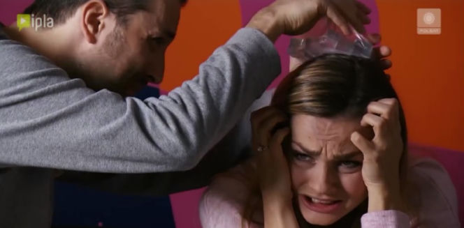 Przyjaciółki 5 sezon odc. 61. Inga (Małgorzata Socha), Szymon (Filip Bobek)